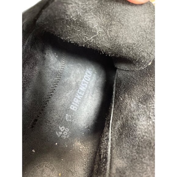 Birkenstock mens black Suede Moccasin Chukka Boots Size 46/12 SKU 9097 - Picture 6 of 12